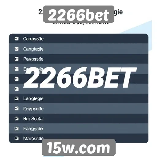 Métodos de pagamento oferecidos pelo 2266bet